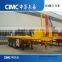 CIMC Triangle Tyre 60 Tons Flatbed Tractor Dump Trailer