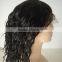 full lace human hair wig afro kinky curly indian women hair silk base wig