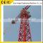 Chinese erect tower crane QTZ50, topless tower crane for construction