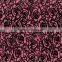 flower design flocking synthetic leather PU material for women shoes and handbags use
