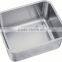 18/20 gauge top mount sink for laundry abti-rusty