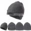Ewsca basic design men's wholesale pure cashmere hat