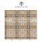 Luxury Hotel Grid Design Vitrified Floor Marble Medallion Tile