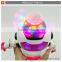 Top quality electric 360 rotation dancing robot with music&light