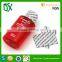 Custom logo printed PVC PET bottle neck shrink sleeve label for beverage beer water bottle