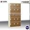 15 door stainless steel wardrobe multi-door clothes shoes cabinet with 5 layers