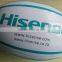 Machine stitched size 5 pvc rugby ball