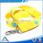 Yellow color silk printing lanyard