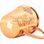 IndianArtVilla Pure Copper Big Top Hammered Mug Moscow Mule Cup 400 ML - Serving Beer Wine Cocktail - Beer Bar Home Hotel Restau