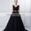 Red /black wholesales lace long mermaid traditional wedding or sexy party floor length formal anti-wrinkle evening dresses