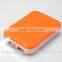 Guoguo high quality 8800mah RoHS FC suitcase fast charging travel dual usb power bank for iphone7