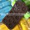 Round Cylinder Circle Silicone Chocolate Mold for silicone baking