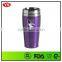 eco friendly 16oz double wall thermal non-spill stainless steel travel mug