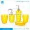Tooth Brush, Tumbler, Lotion Dispenser Soap Dish Acrylic Bathroom Accessory