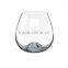 Lead free material stemless wine glass hand made kick wine glass kick glass cup for sale