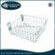 Manufacturer metal wire storage basket for promotion in supermarket