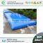 PVC Bladder Inflatable Water Storage Tanks , High Strength Coated Fabric 10500lt