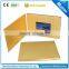 Special Brand design and development video plus print lcd booklet
