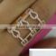 HY Fashion jewelry 925 silver rhodium plated angel rings jewelry for women