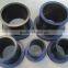 factory price black pe plastic fittings end caps stub end
