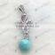 Wholesale larimar jewelry larimar pendant 6mm,8mm,10mm