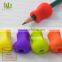 Excellent quality silicone pencil grip on fingers popular in preschoolers safe ad comfortable Writing Aid for kids