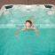 Outdoor 5.7m Hotel garden use Acrylic JY8802 swim spa pool