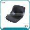 Compact steel pan seat for road sweeper truck