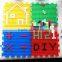 lovely party item DIY silicone rubber table mats for guests