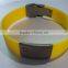 Blank silicone id bracelet with 2 jaws buckle