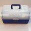 Multifunction plastic fishing tackle box