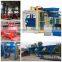 QT10-15 fully automatic block machine production line , concrete block simple line