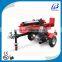 High Quality HAOBAO LS100P Horizontal and vertical gasoline engine 50 ton hydraulic log splitter with ram, front wheel with lift