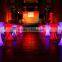 Plastic Glowing cool led bar counter Multi Color Change party led table desk
