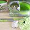 Portable Magic Mop With 2 Wheels SS Bucket Reusable Spin Mop Heads