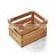 2016 hot sale wholesale factory price Natural Wood Box Fruit Crate Wooden Vegetable Crates / Storage