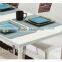 Resin wicker white retangular out door furniture table and chairs&garden table
