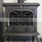 2015 hot sell antique indoor wood burning cast iron stove