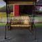 Outdoor garden swing set with 3 seater swing canopy ,hanging swing in Guangdong