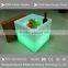 popular modern LED cube ice bucket, LED wine bucket, LED flower pot