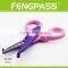 S5-1025 5.25 inch 2Cr13 Stainless Steel Blade With Plastic Handle Zig Zag Shears