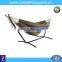 Color Options 2 person Camping Hammocks Combo OEM/OMD Available Steel stand and Canvas Hammock