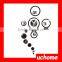 UCHOME Creative Living Room Wall Clock DIY Wall Clock Fashion Decoration Acrylic 3D Clock