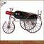 Single bottles metal bicycle wine rack