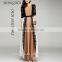 New Fashion fashion muslim women long dress pictures with lace pattern abaya designs HSD7448