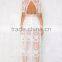 Guangzhou clothing factory women maxi dress latest design lace dress