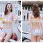 Three pieces women sexy swiming clothing sets beach wear summer