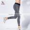 Sublimation black grey color blank seamless cheap skin tight fitness wear yoga pants