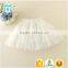 Wholesaler In Stock Item Lace Pattern Mini Dress Black White Cotton Midi Tutu Skirt
