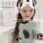 Panda Pattern Boys And Girls Kids Pajamas Sets With Match Blinder